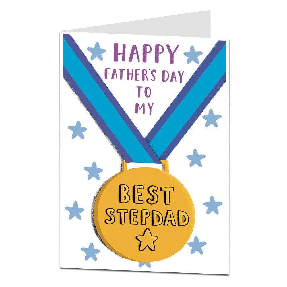 Happy Father's Day To My Best Stepdad Card