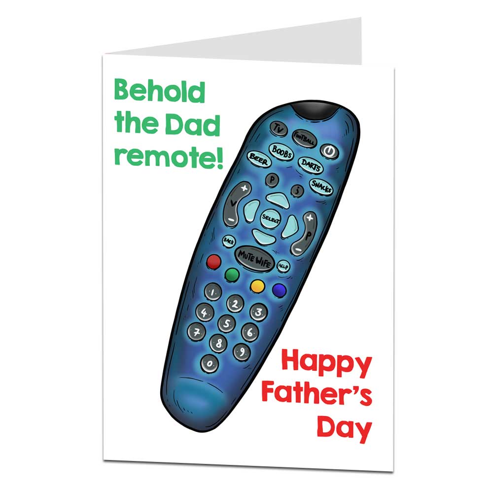 Dad Remote Father's Day Card