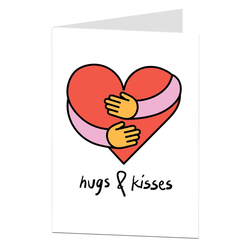 Hugs & Kisses Sympathy Card