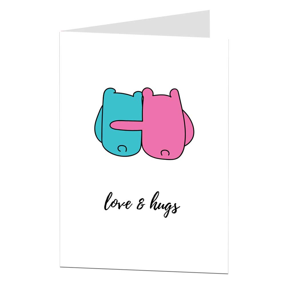Love & Hugs Sympathy Card