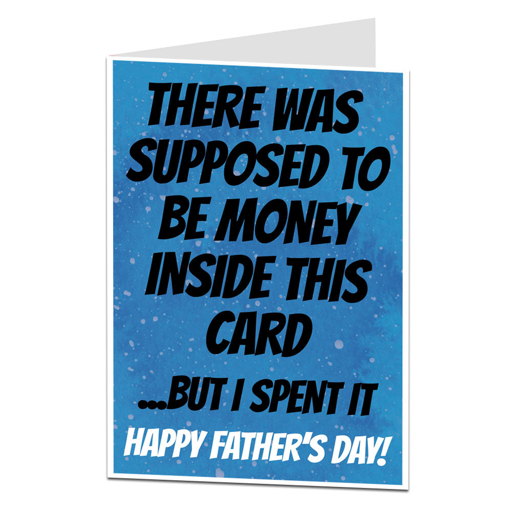 Money Joke Fathers Day Card