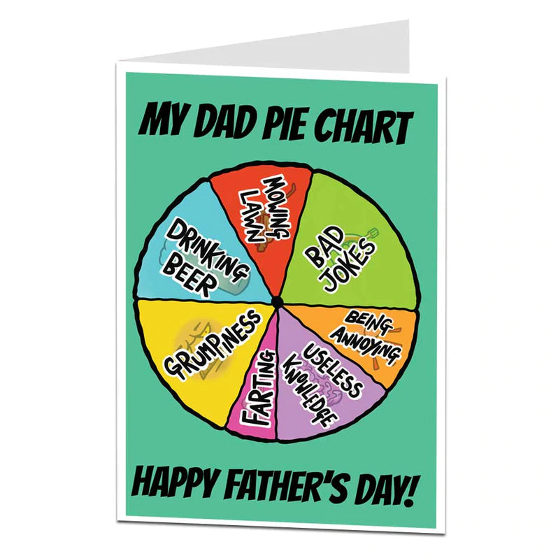 Dad Chart Fathers Day Card