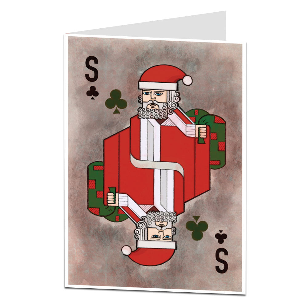 Santa Playing Card Christmas