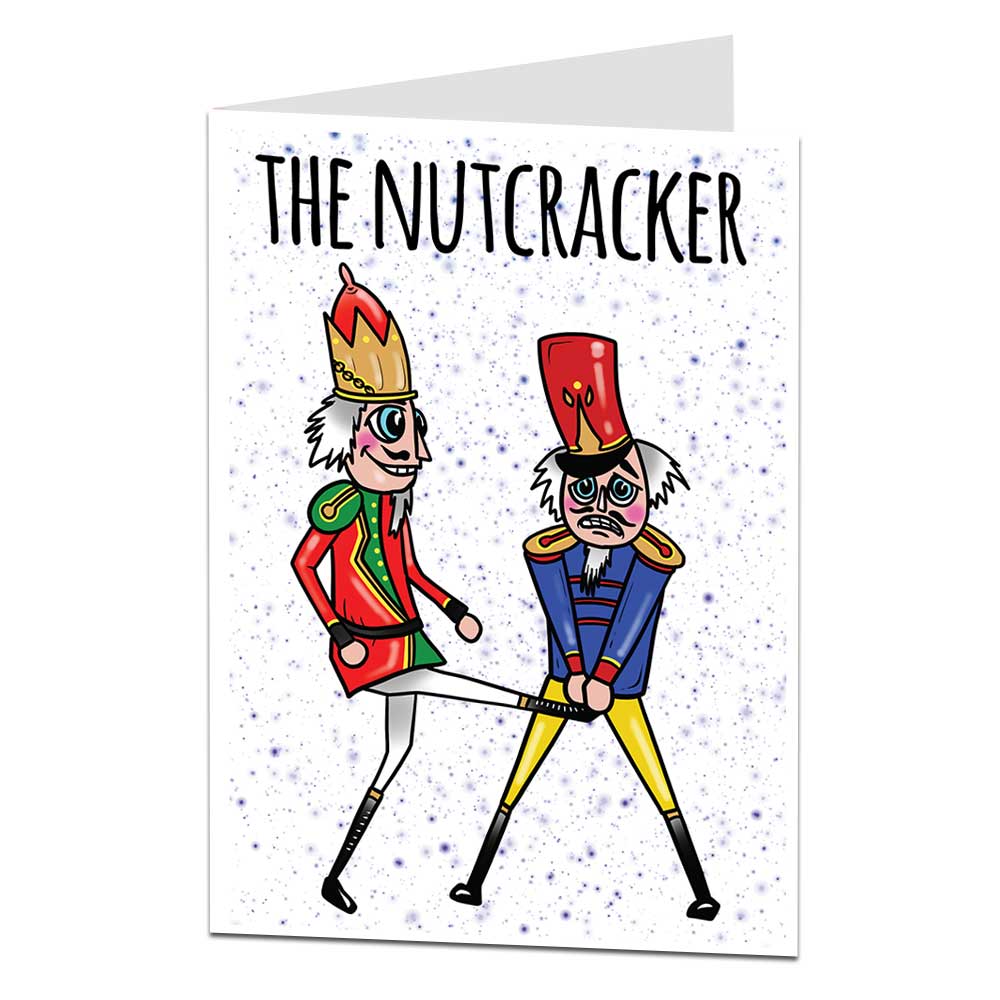 Funny Nutcracker Christmas Card