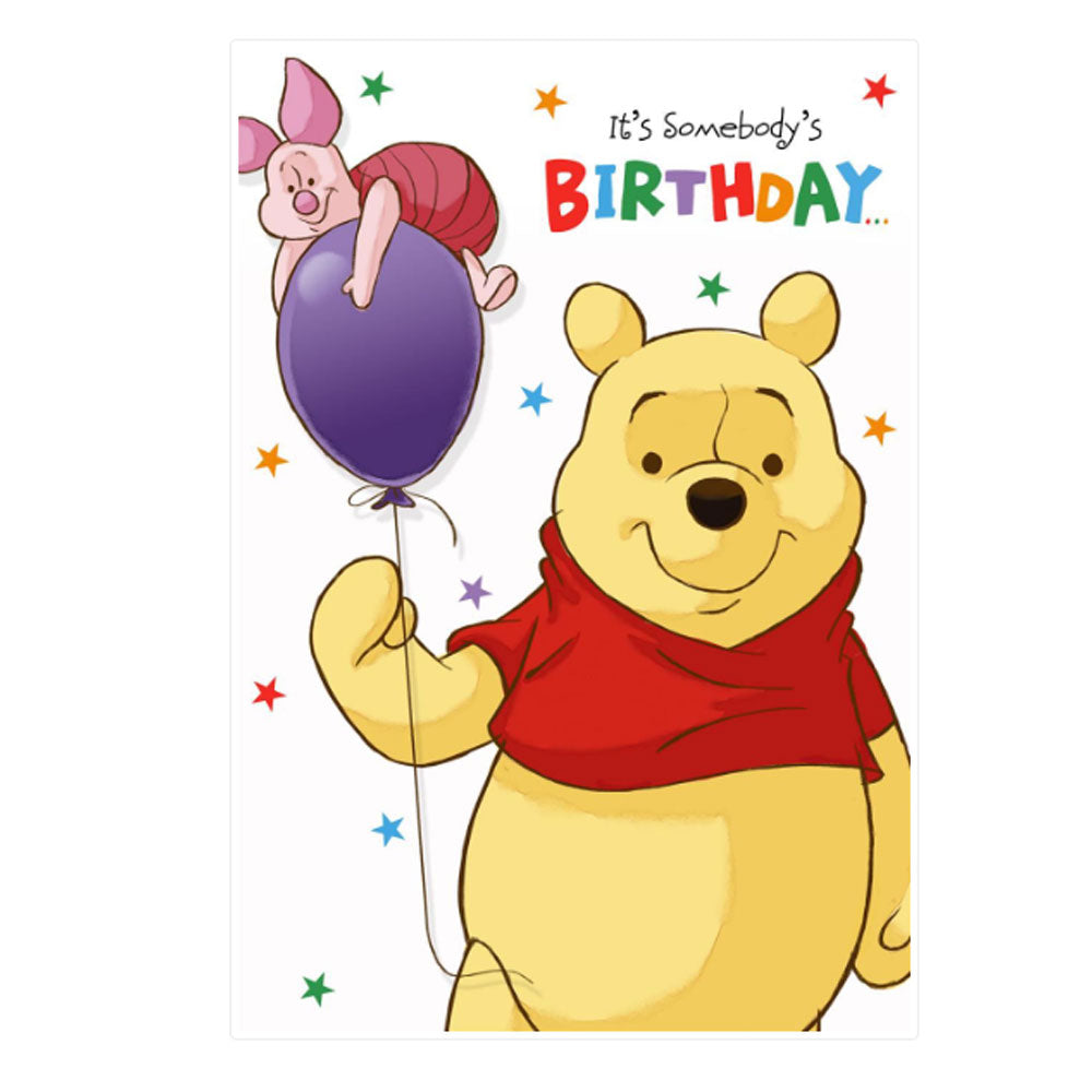Winnie The Pooh Birthday Card