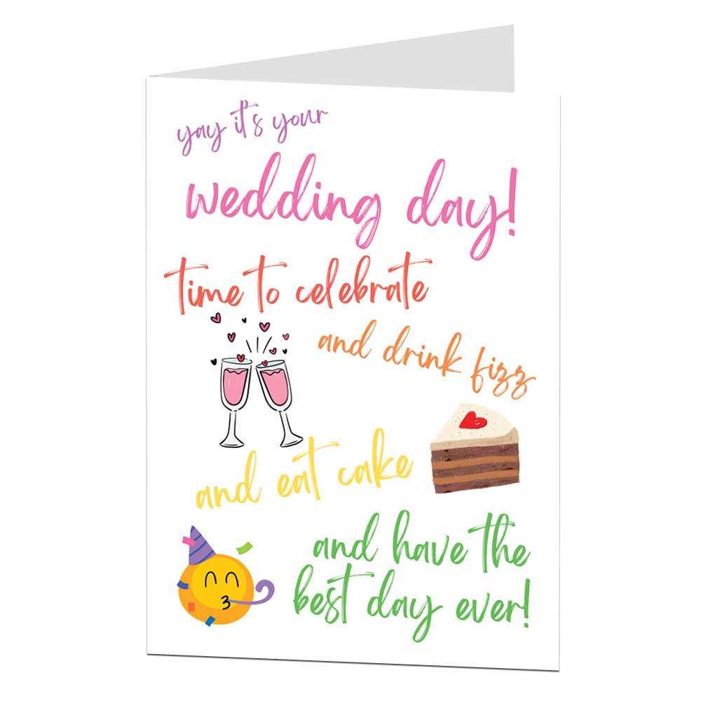 Yay Wedding Day Card Best Day Ever
