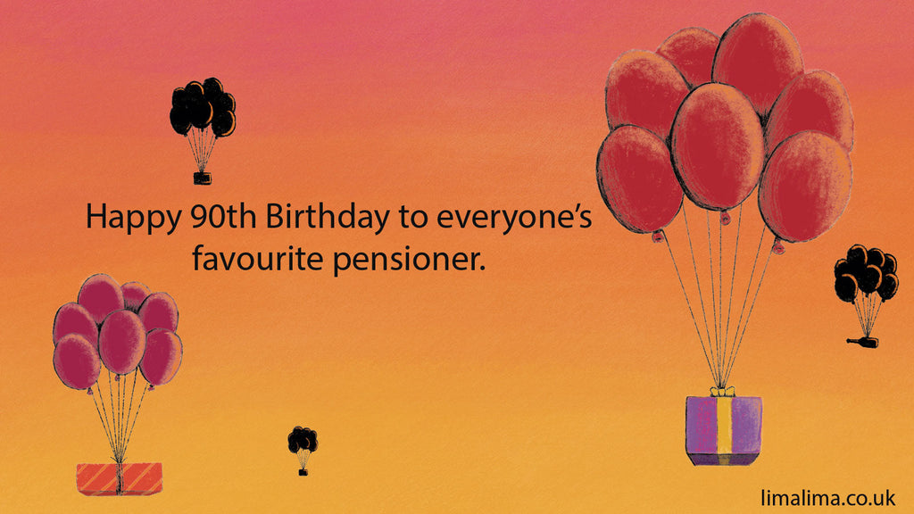 Funny 90th Birthday Quote Featured Image
