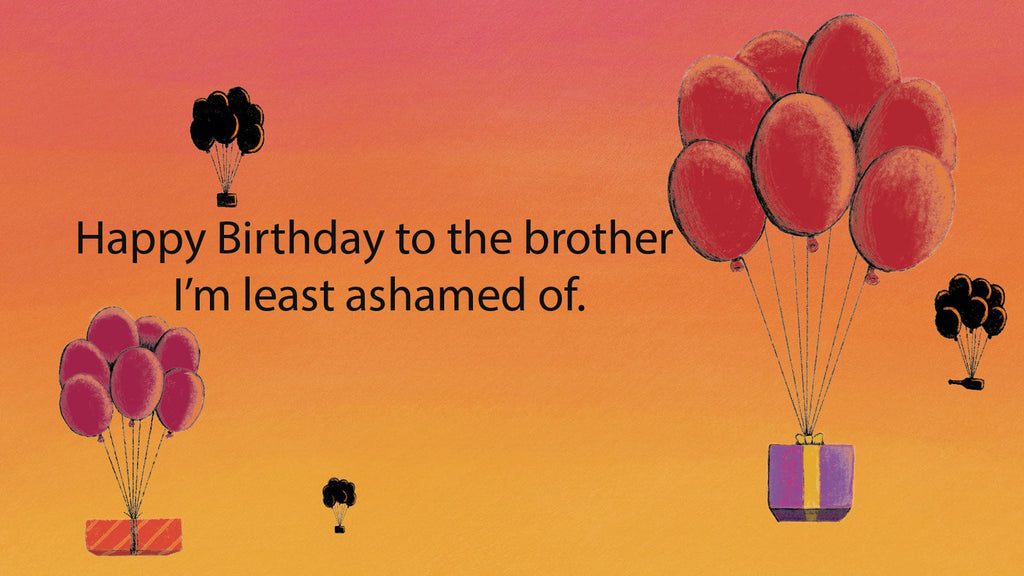 Funny Birthday Quote For Brother Featured