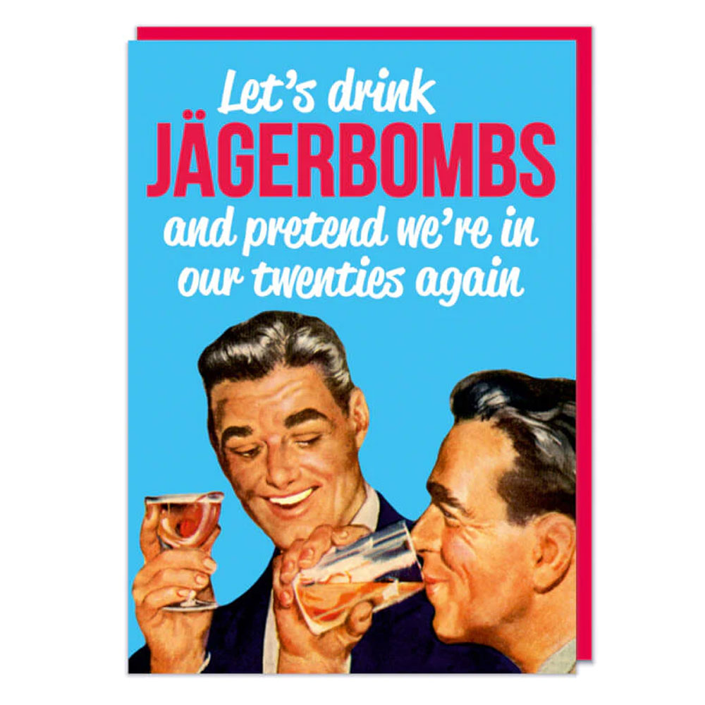 Jägerbomb Birthday Card