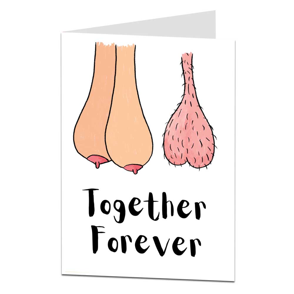 Together Forever Rude Anniversary Card