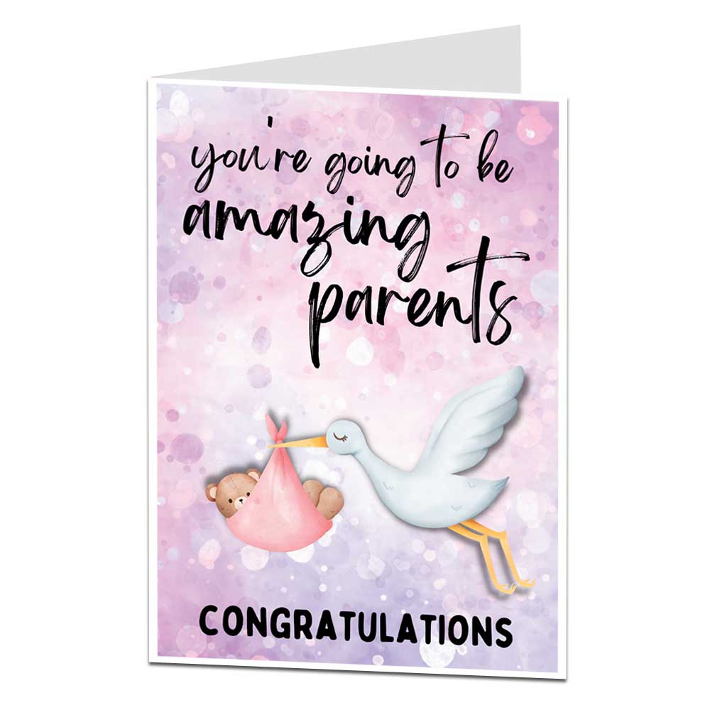 You're Going To Be Amazing Parents New Baby Card
