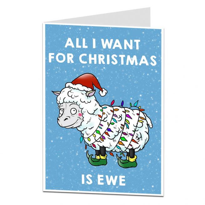 All I Want For Christmas Is You Greetings Card