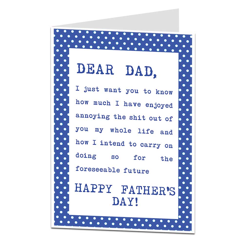 Annoying You Father's Day Card