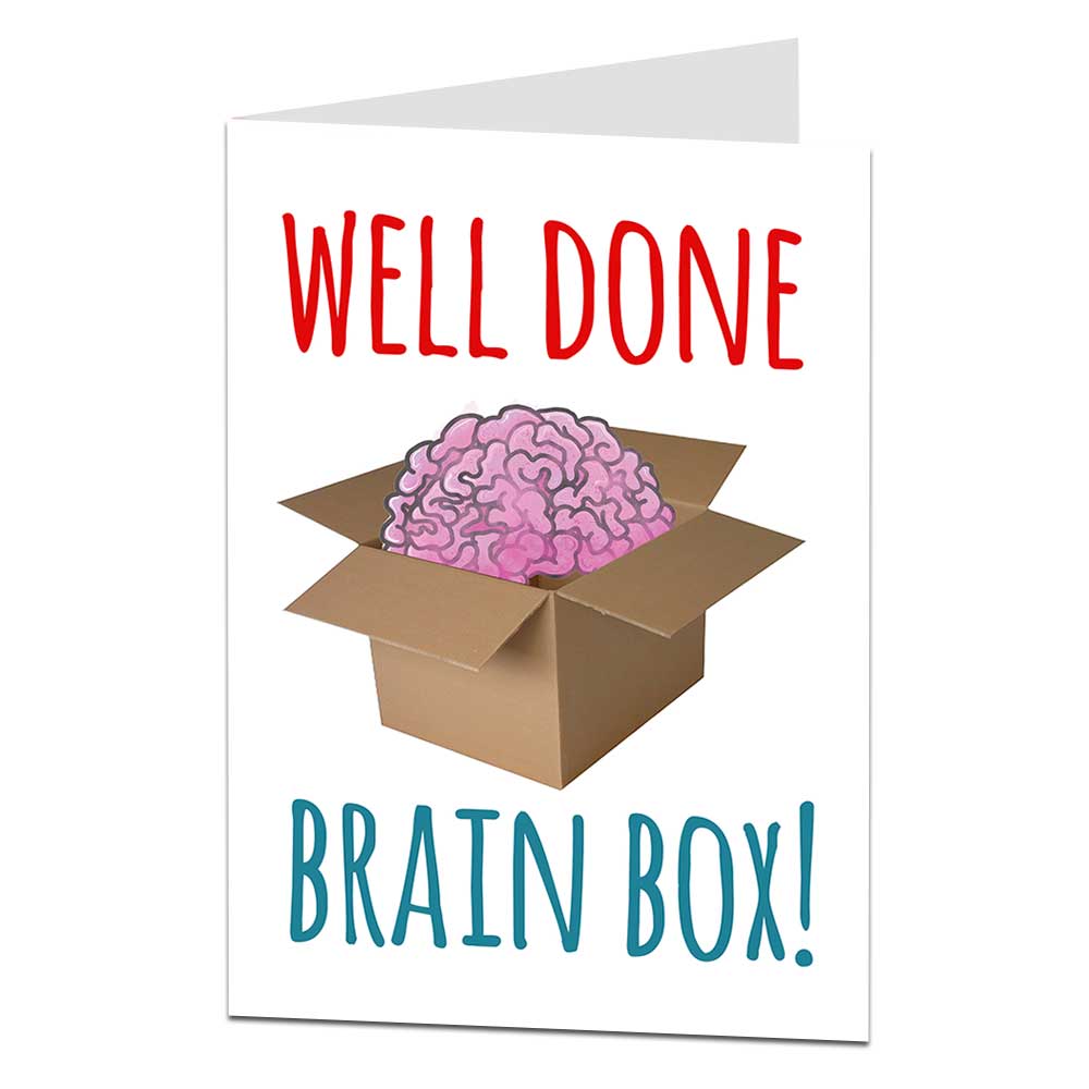 Well Done Brain Box Card