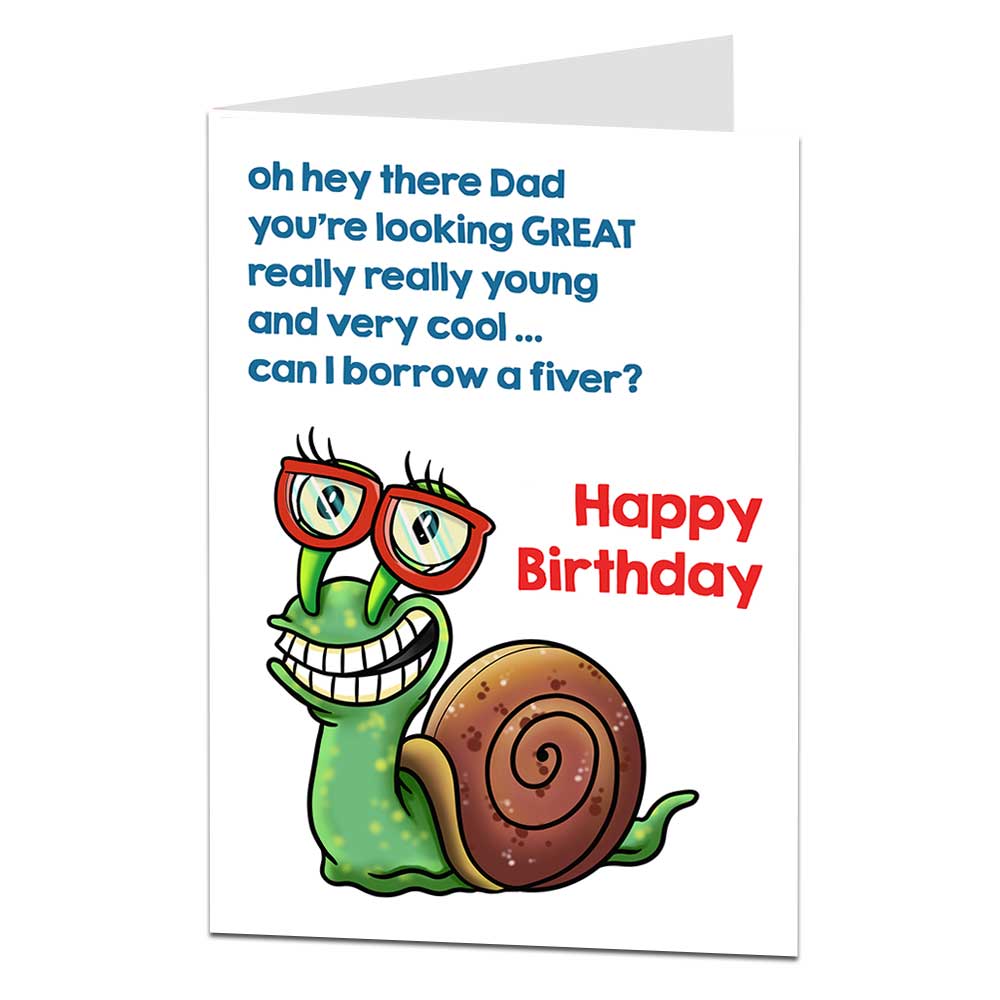 Borrow Some Cash Dad Birthday Card