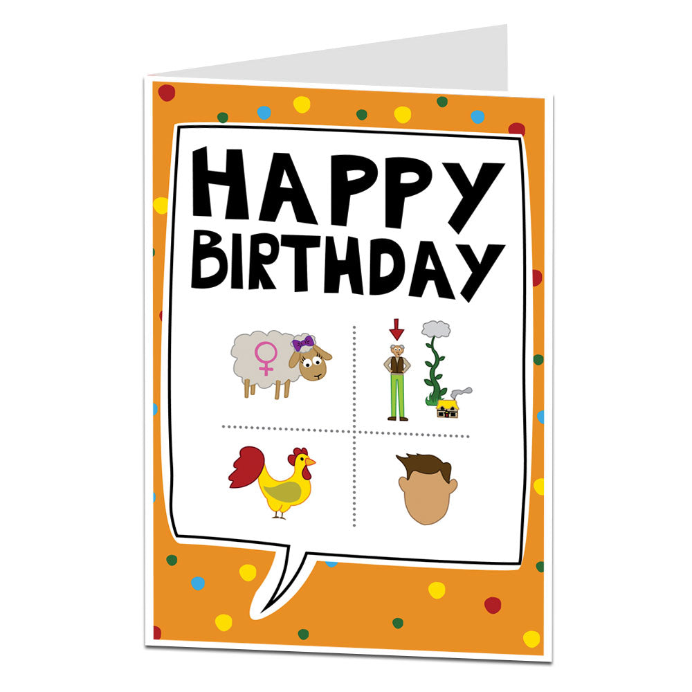 Happy Birthday You Giant Cockhead Card