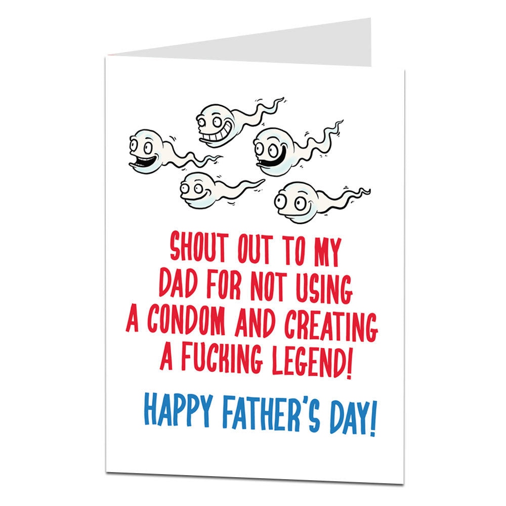 Rude Father's Day Card