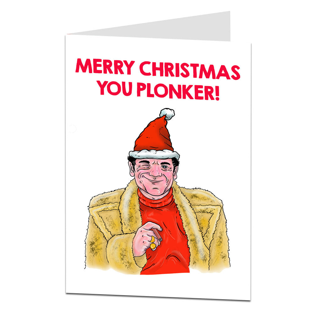 Del Boy Only Fools And Horses Merry Christmas Plonker Card