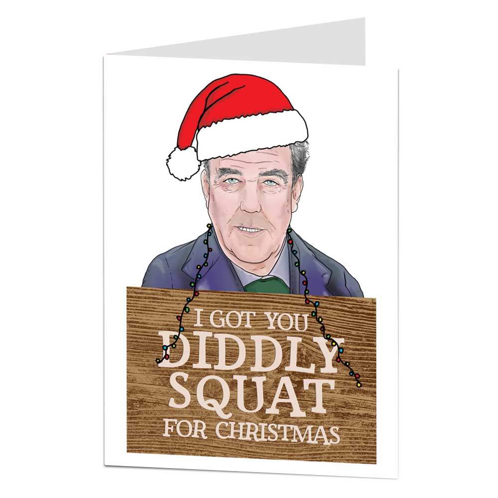 Jeremy Clarkson Diddly Squat Christmas Card