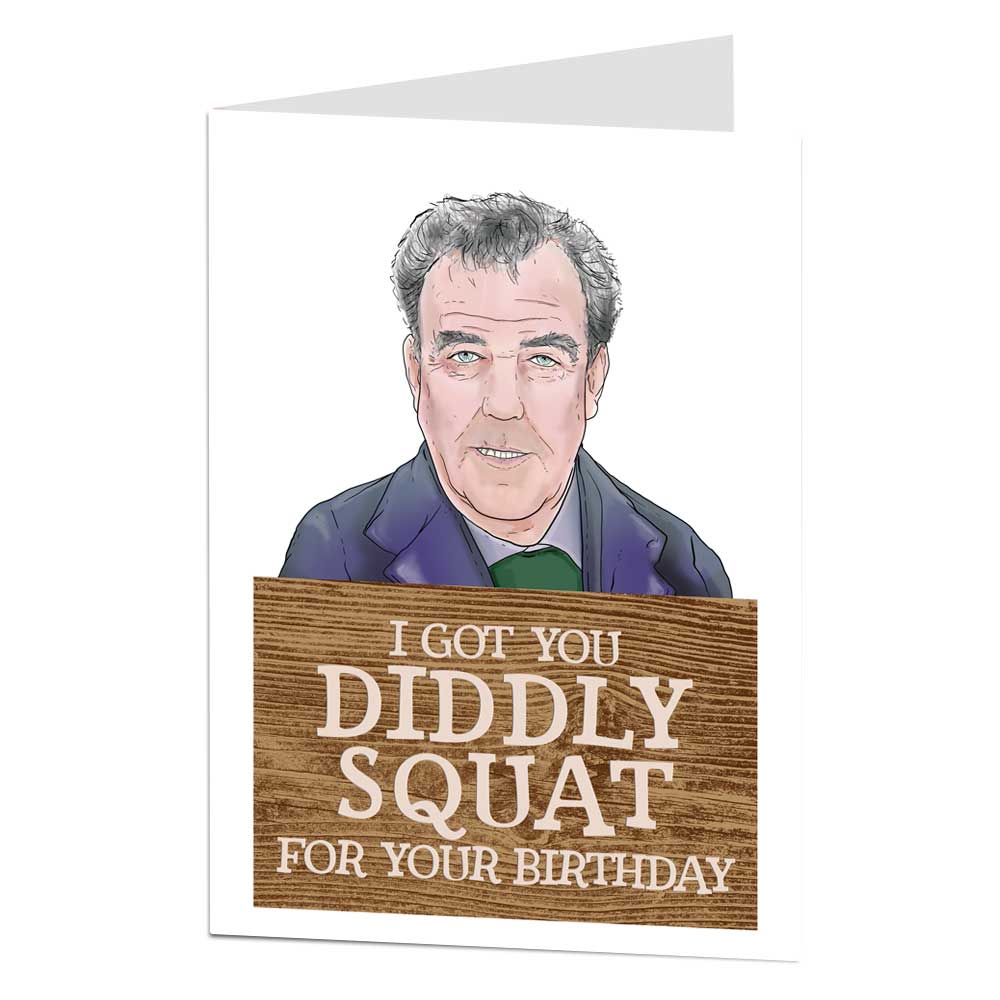 Clarkson Diddly Squat Birthday Card