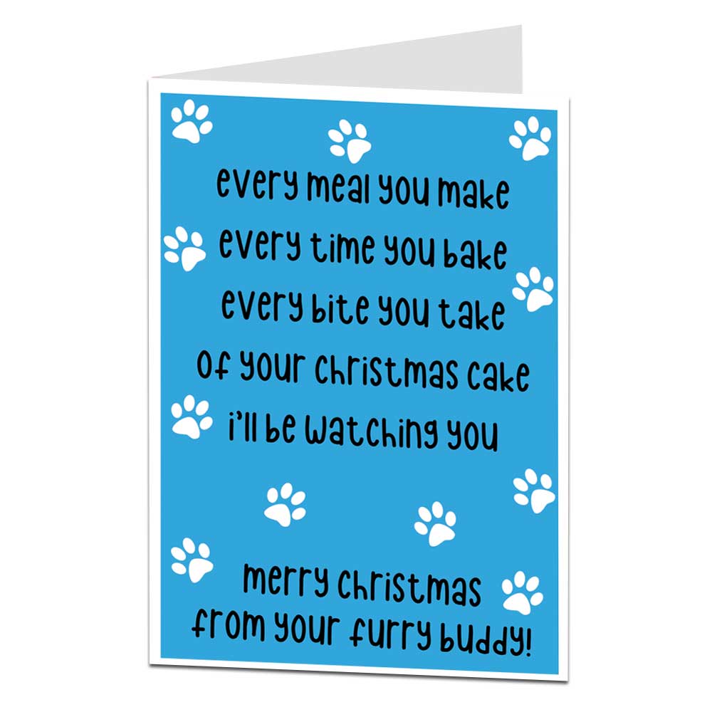 From Your Furry Baby Dog Christmas Card