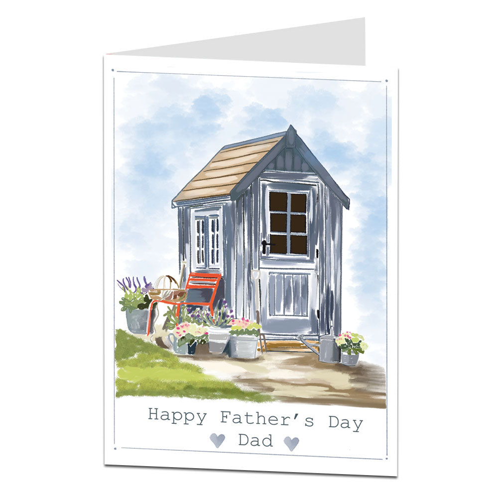 Happy Father's Day Card Shed