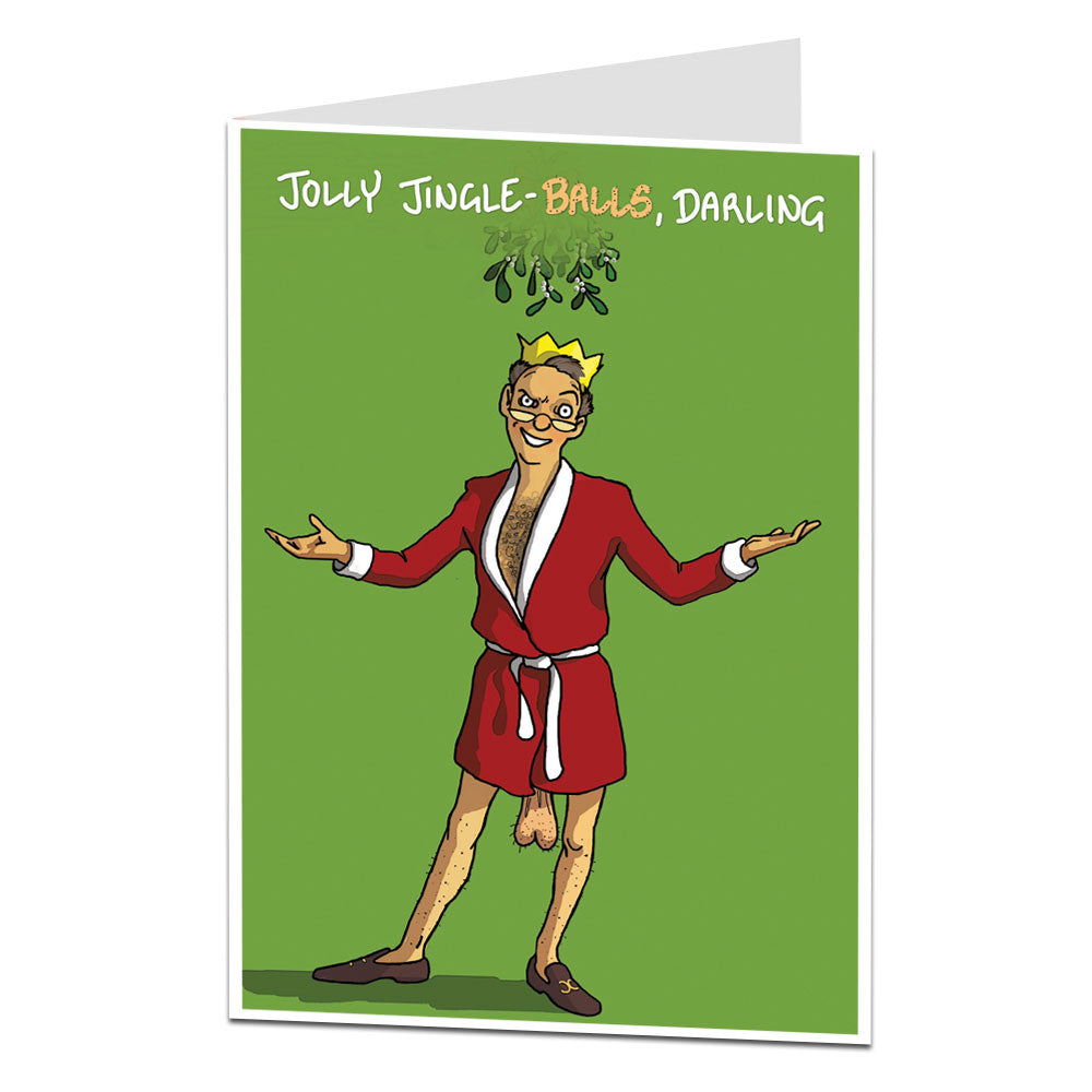 Jolly Jingle Balls Christmas Card