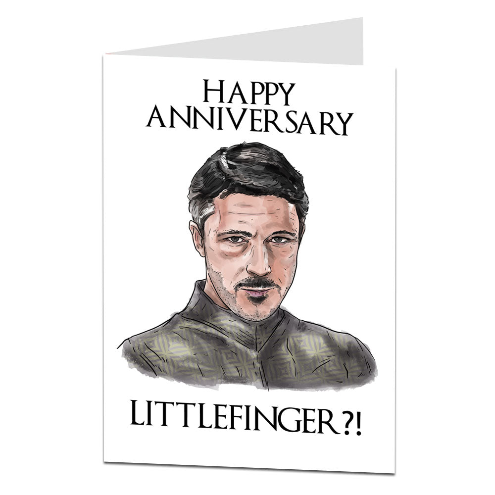 Littlefinger Game Of Thrones Anniversary Card