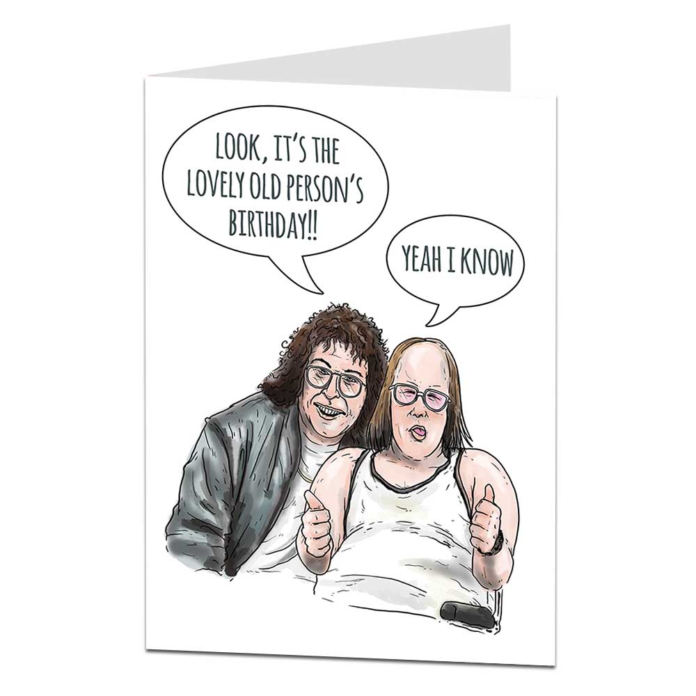 Lou And Andy Little Britain Birthday Card