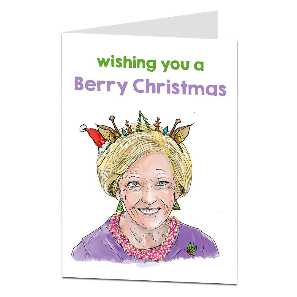 Mary Berry Christmas Card