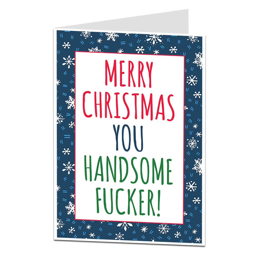 Handsome F*cker Christmas Card