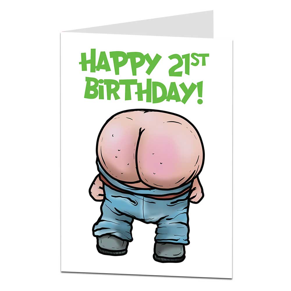 21st Birthday Card Pulling A Mooney