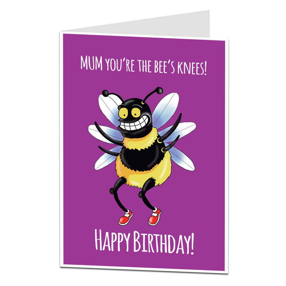 Mum Bee's Knees Birthday Card