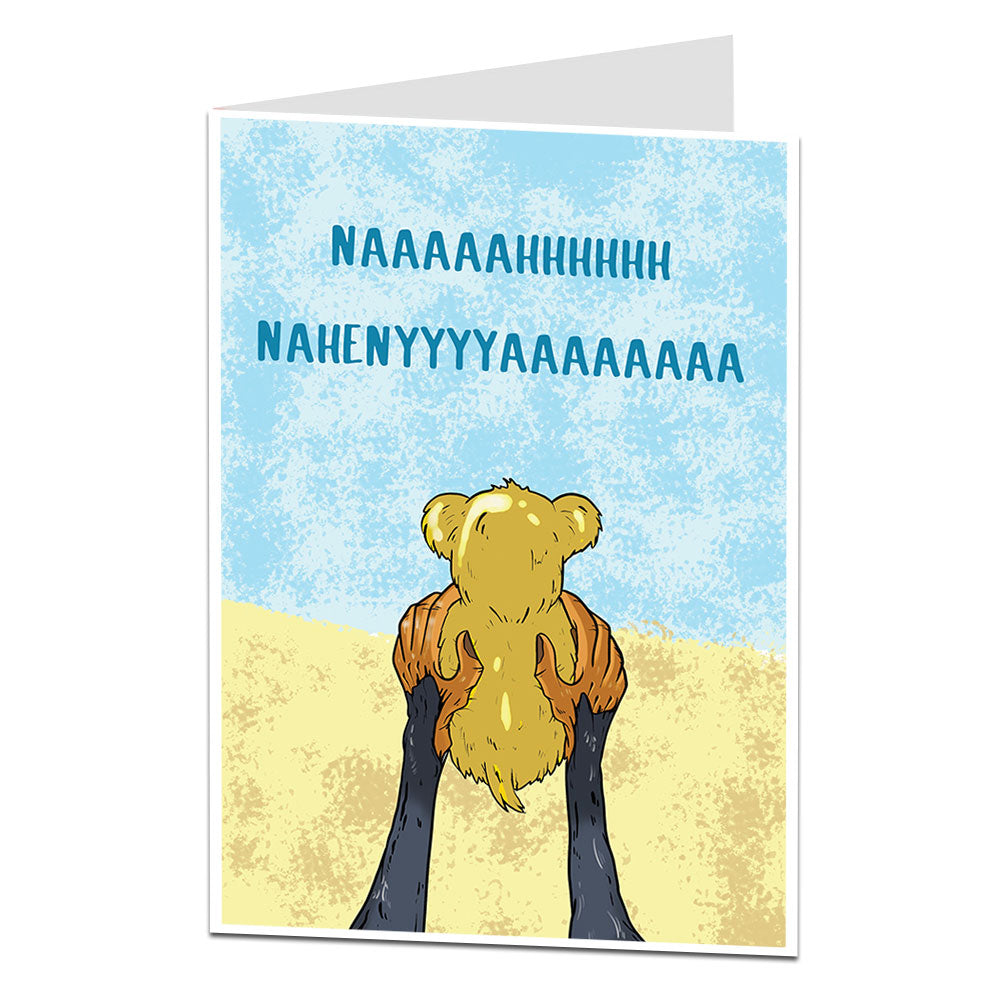 Lion King New Baby Card