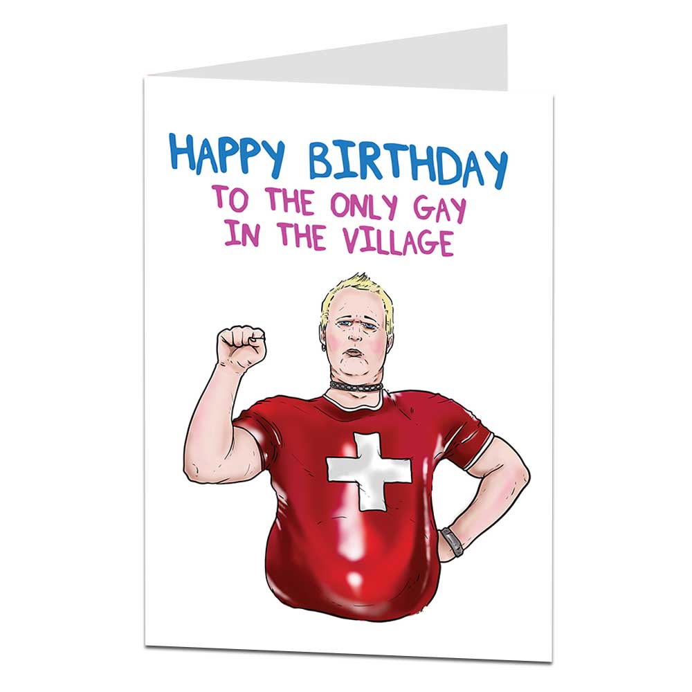 Gay In The Village Birthday Card