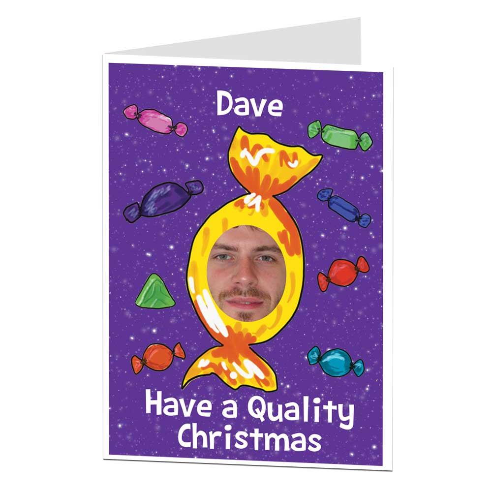 Quality Street Personalised Christmas Card