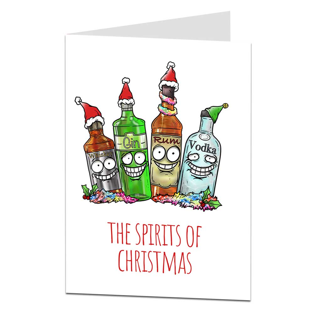 The Spirits Of Christmas Card