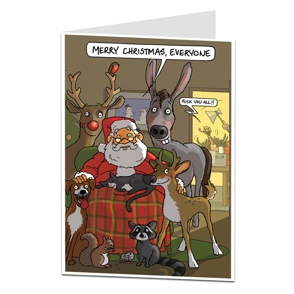 F*uck You All Christmas Card